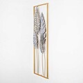 Decoratiune de perete, Nezgep, Metal, Dimensiune: 32 x 90 x 5 cm, Multicolor