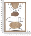 Decoratiune de perete Astroy -A, Mauro Ferretti, 60x80 cm, MDF, multicolor