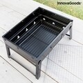 Gratar portabil pliabil pentru utilizare cu carbune, BearBQ InnovaGoods, 41x28x20 cm