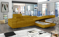 Coltar extensibil dreapta 4 locuri ELTAP, Armd-51, Armando, 289x203x85 cm, lemn/poliester, galben