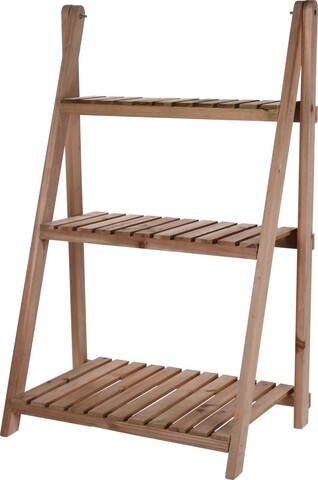 Suport pentru flori, 3 nivele, 68x38x96 cm, lemn de molid