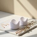 Set de lumanari, Parasole 6'lı Tealight'lı, Alb