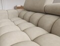 Coltar extensibil dreapta 3 locuri ELTAP, RT-18AU, Felro, 285x181x93 cm, lemn/poliester, bej inchis