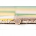 Covor Prism Green/Multi, Flair Rugs, 80x150 cm, lana, verde/multicolor
