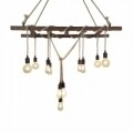 Candelabru All Design, handmade, 100x78x30 cm, Double Walnut