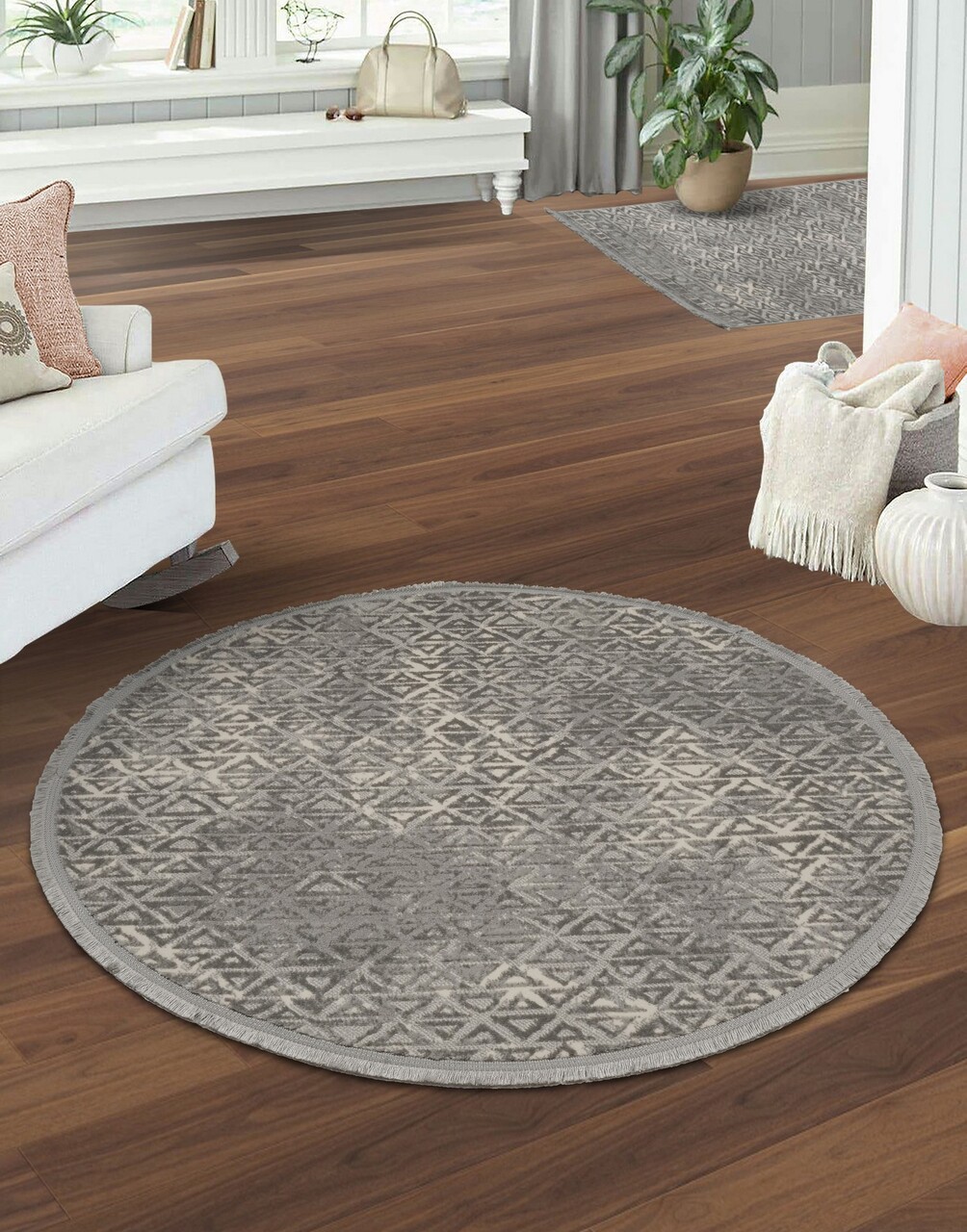 Covor (120 cm) Notta 1108 Gri