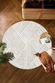 Covor, CLR-7304-YUVARLAK-Y-5, 140x140 cm, Poliester, Bej