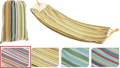 Hamac Stripe, 200×100 cm, policoton, multicolor Excellent Houseware