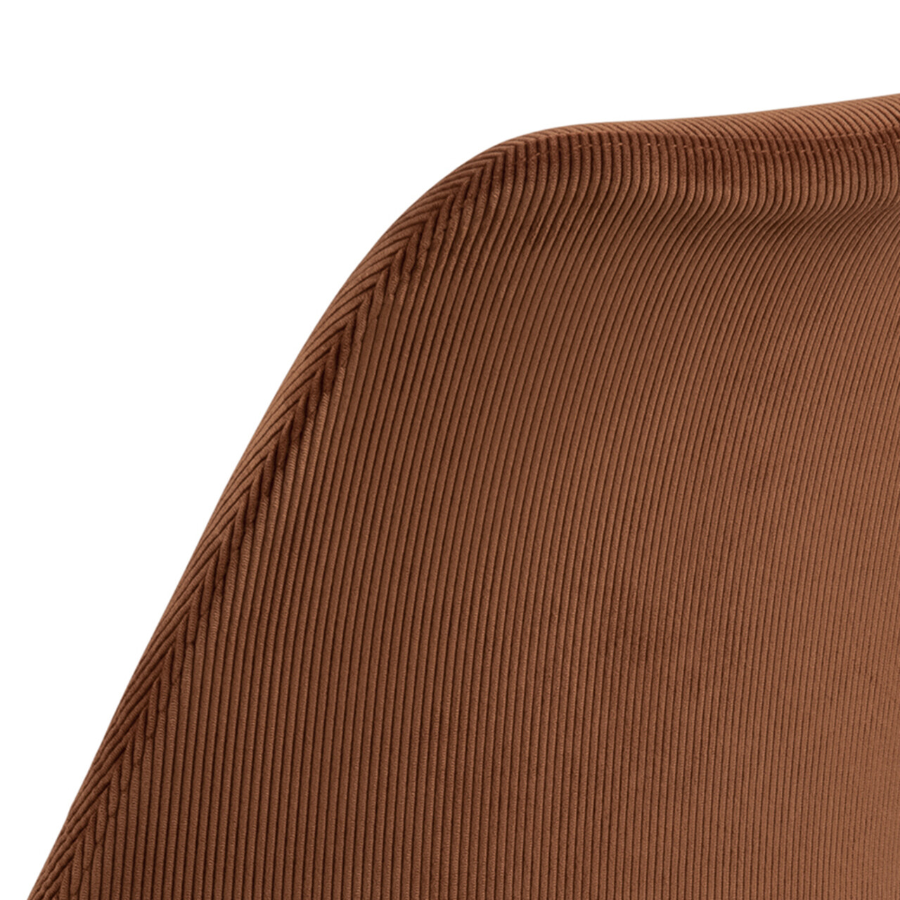 Scaun Eris, Actona, 48.5x54x85.5 cm, tesatura corduroy/otel, cupru - view 2