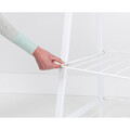 Suport pentru haine, Brabantia, Linn Compact, 57x60.6x190 cm, otel, alb