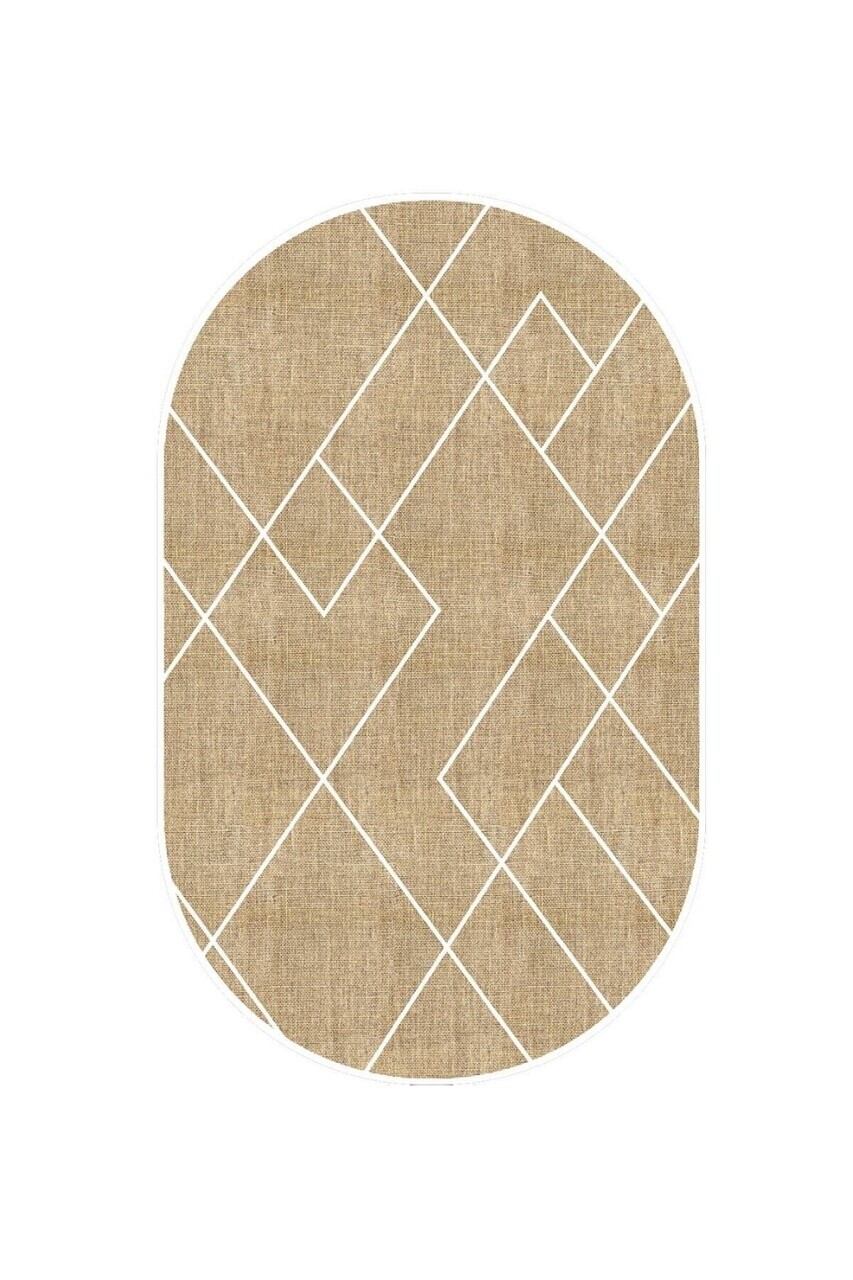 Covor, DC-0001163-080, 80x200 cm, Poliester, Alb — imaginea 2