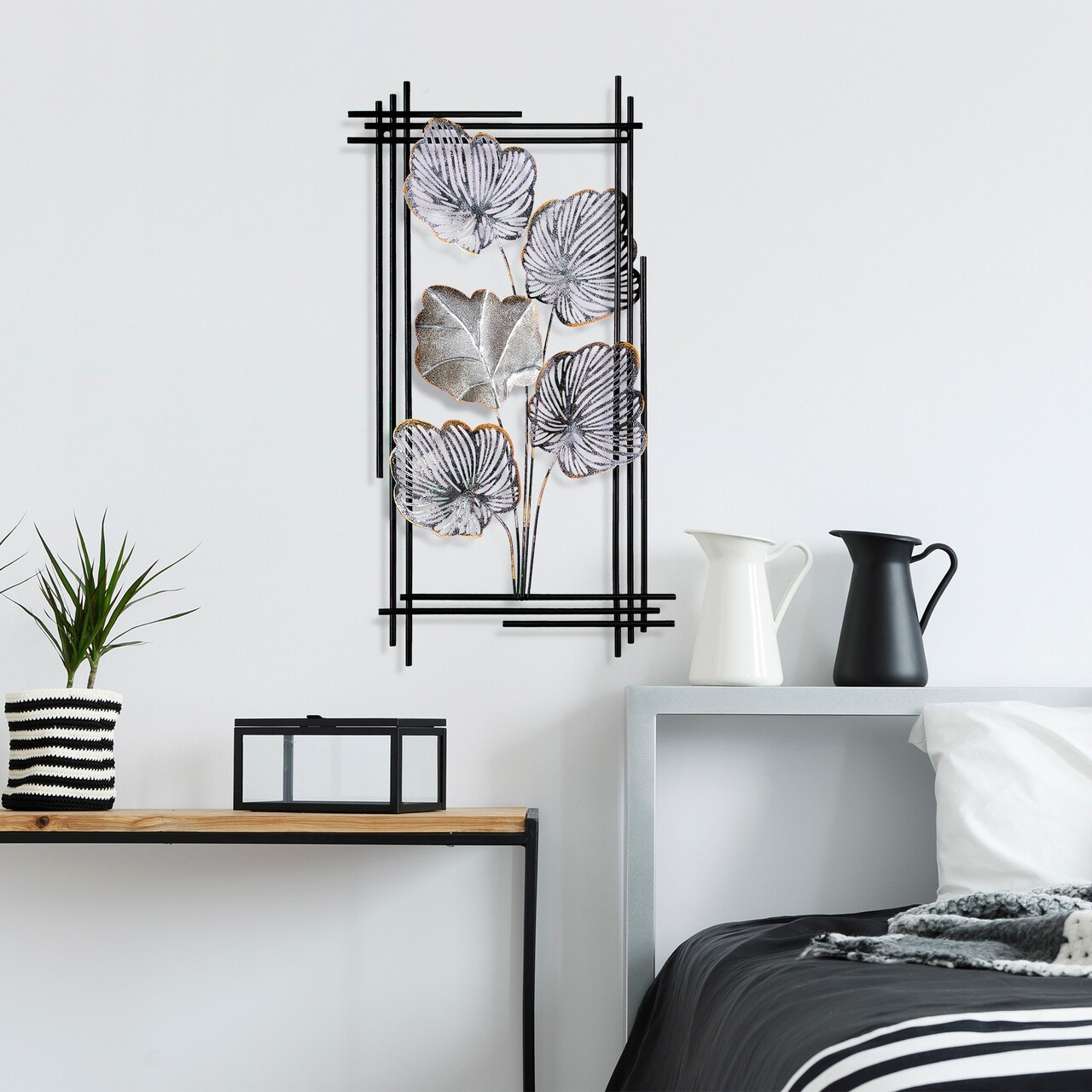 Decoratiune de perete, Daiyu 2, Dimensiuni: 48 x 87 x 4 cm, Multicolor - view 3