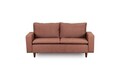 Canapea 2 locuri, Futon, 859FTN2712, Metal, Maro deschis