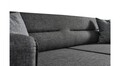 Canapea extensibila cu 3 locuri, Artie, 560ARE2902, Lemn de fag / PAL, Antracit
