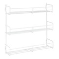Etajera pentru condimente Domino, Metaltex, 3 rafturi, metal/invelis din plastic LDPE