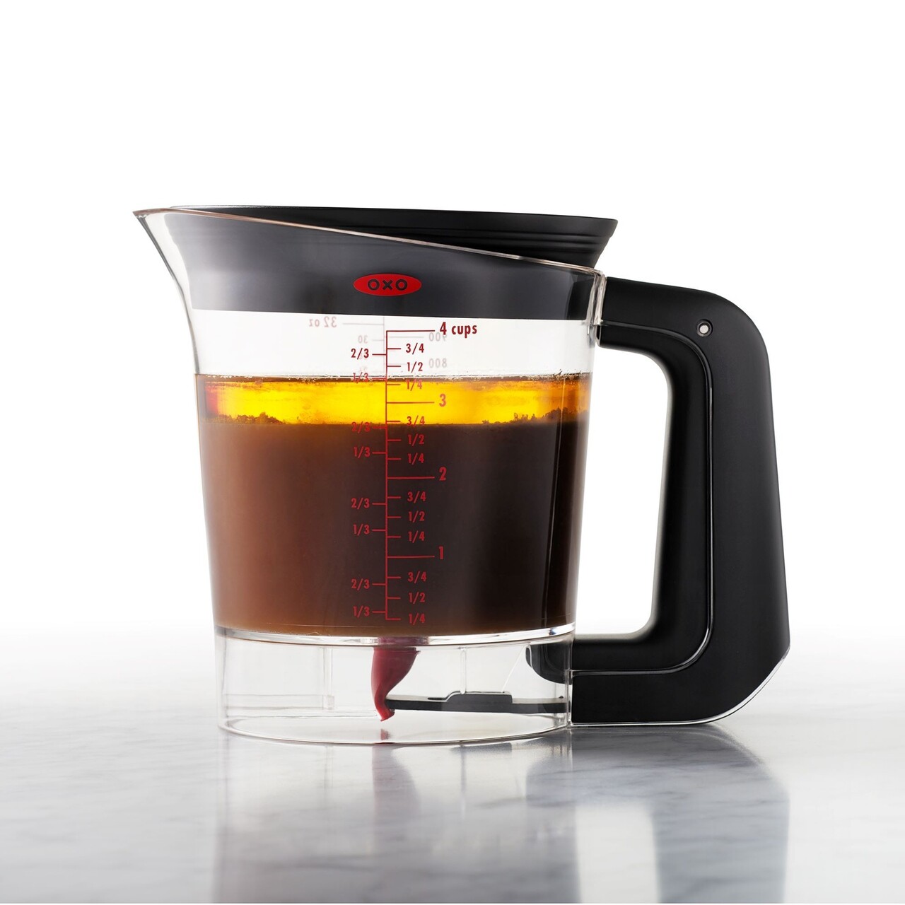 Cana separator grasime, plastic, 1L, "Good Grips" - OXO - imagine 5