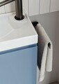 Set Dulap de Baie cu Chiuvetă și Oglindă (2 Piese), Hanah Home, Ferla 110, Albastru Mat
