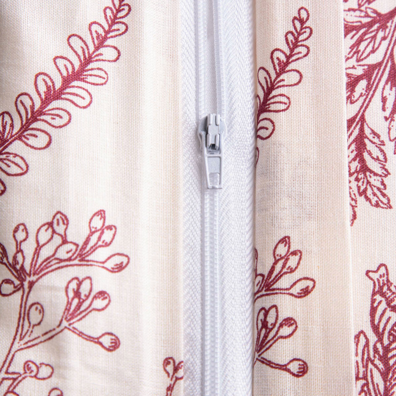 Lenjerie de pat dubla Kamari, Homla, 3 piese, 160x200 cm, bumbac, bej/roz
