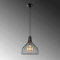 Lustra, Fulgor, 942FLG1263, Metal, Negru/Maro antic