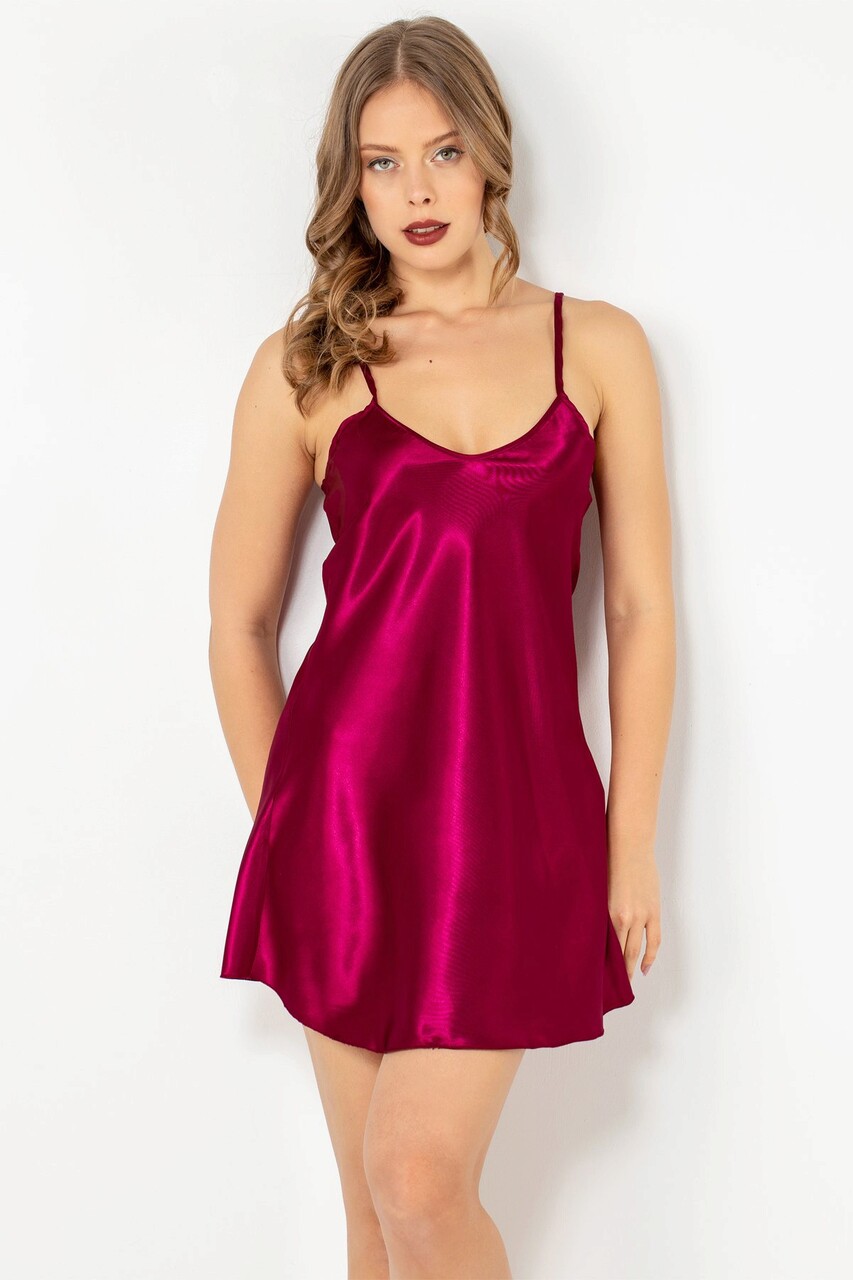 Camasa de noapte, 995MRE1719 - XL/XXL, Miorre, Rosu claret - view 3