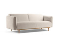 Canapea 2 locuri, Noomi-215, Micadoni Home, 162x94x75 cm, tesatura structurata chenille, bej