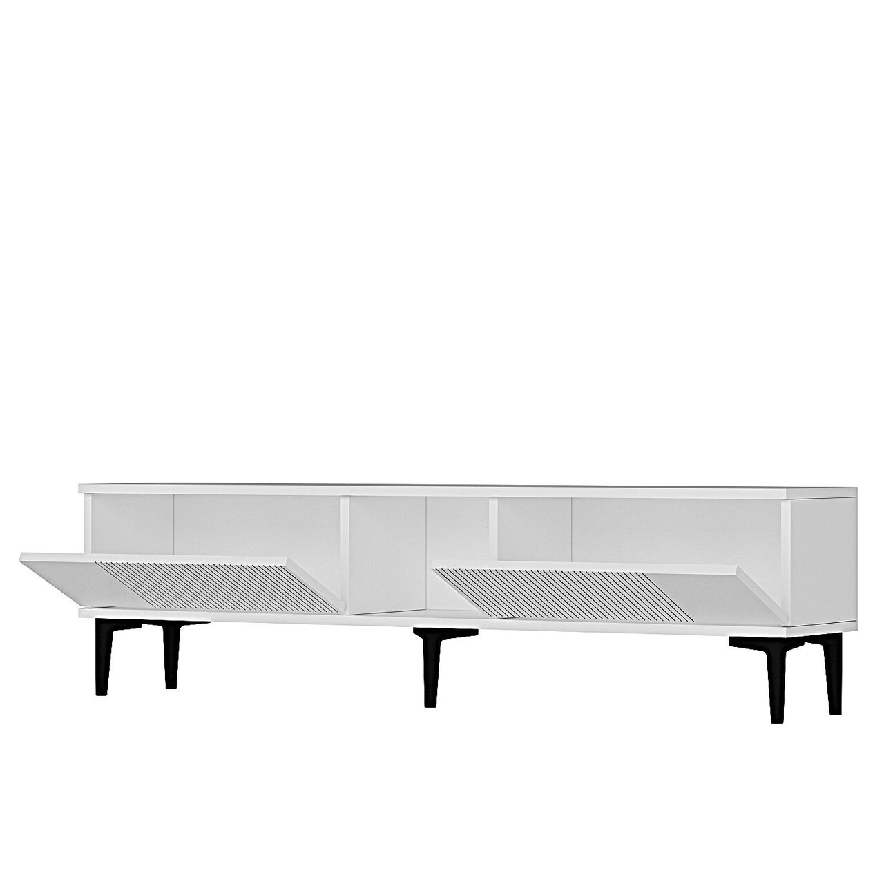 Comoda TV, Hanah Home, Corsa 150, 150x40.5x32 cm, Alb - imagine 5