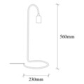 Lampa de masa, Sheen, 521SHN2212, Metal, Negru