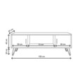 Comoda TV, Lacivert, Seyhan, 150x60x40 cm, Stejar