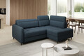 Coltar extensibil dreapta 3 locuri ELTAP, RT-40MAN, Barea, 208x160x100 cm, lemn/poliester, albastru inchis