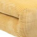 Canapea 1 loc Solace, Homla, 91x83x84 cm, MDF/catifea, mustar