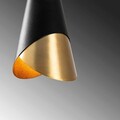 Lustra, Tatum, 584TTM1230, Metal, Negru / Vintage