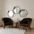 Set 3 oglinzi 3A404, Neostill, 61 x 70 cm, argintiu