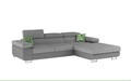 Coltar extensibil dreapta 4 locuri ELTAP, Armd-11, Armando, 289x203x85 cm, lemn/poliester, gri deschis/gri inchis