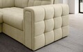 Coltar extensibil stanga 5 locuri ELTAP, LT-04MO, Blewett, 299x198x82 cm, lemn/poliester, bej
