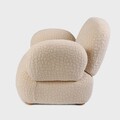 Fotoliu Sieste, Homla, 96.5x90x79 cm, MDF/poliester, bej