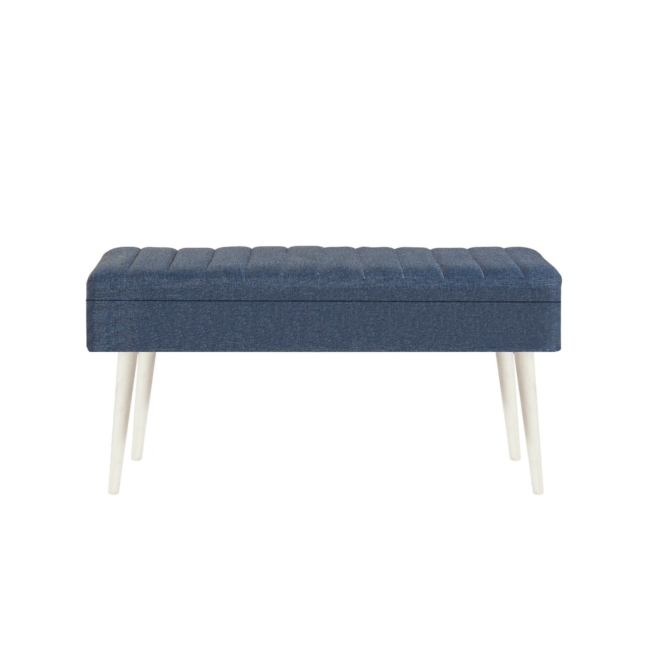 Banca, Vella, Vina 1048, 90x39x40 cm, PAL, Alb/Albastru inchis - 1 | YEO