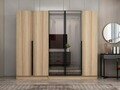Dulap pentru haine, Hanah Home, Nisa, 225x210x52 cm, Dore