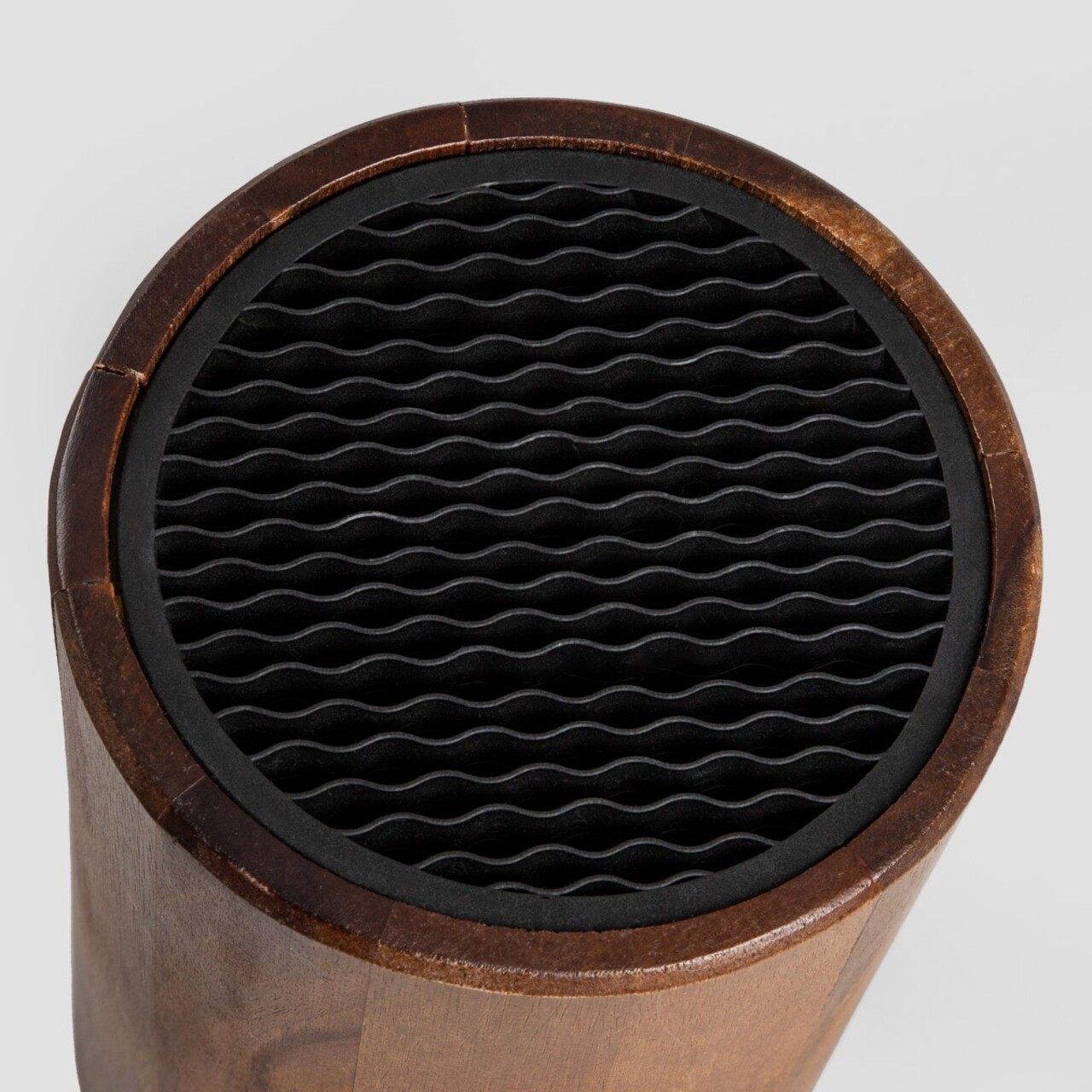 Suport pentru cutite Mooka, Homla, 13x22.5 cm, lemn/plastic, maro - imagine 4