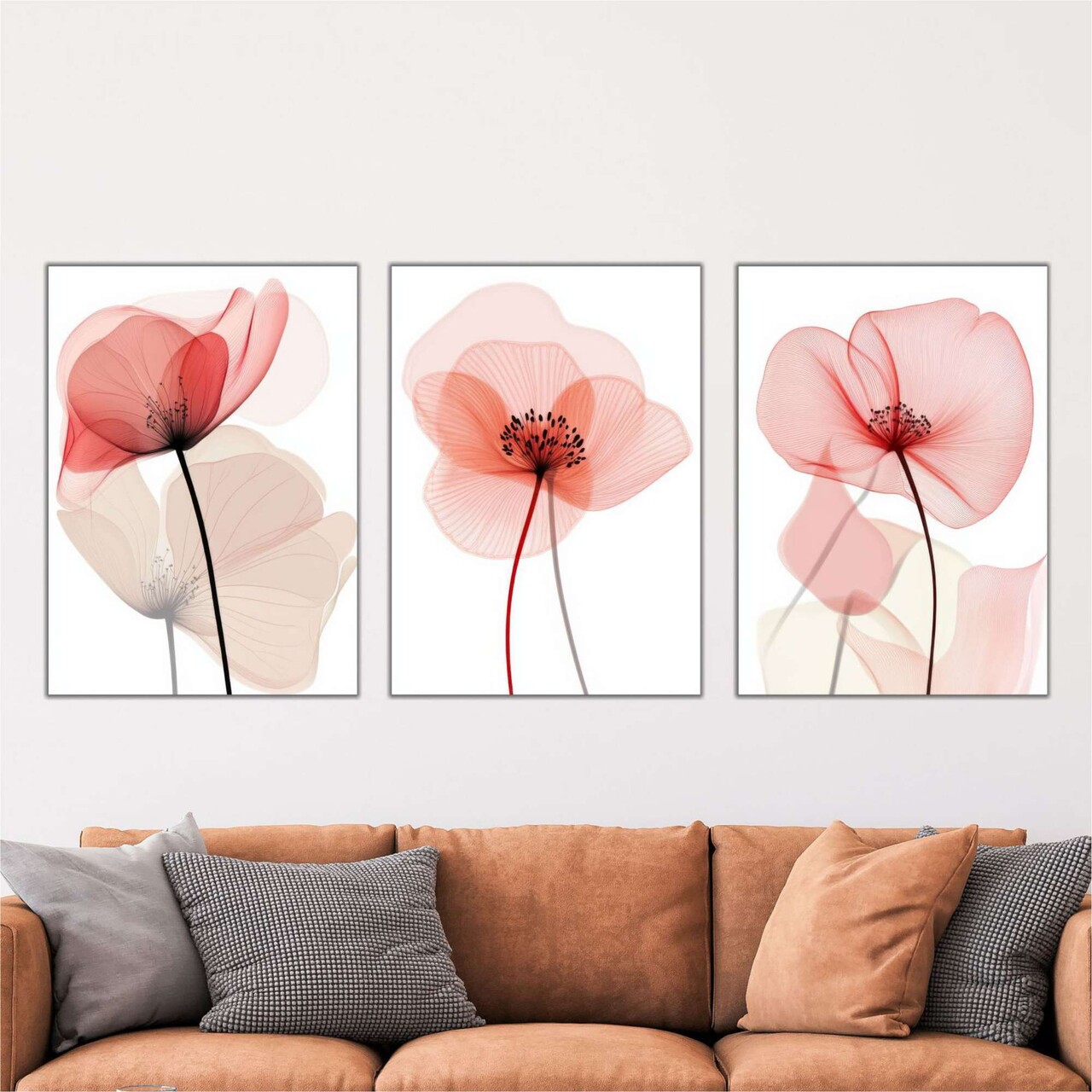 Set 3 tablouri decorative Mdf Imprimare digitala Multicolor