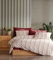 Lenjerie de pat dubla, Avva - Claret Red, Şaheser, Bumbac