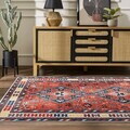 Covor, Kece-Fr85, 140x220 cm, Rosu