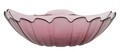 Bol decorativ, Shell Bordeaux, Mauro Ferretti, 32x10 cm, sticla reciclata