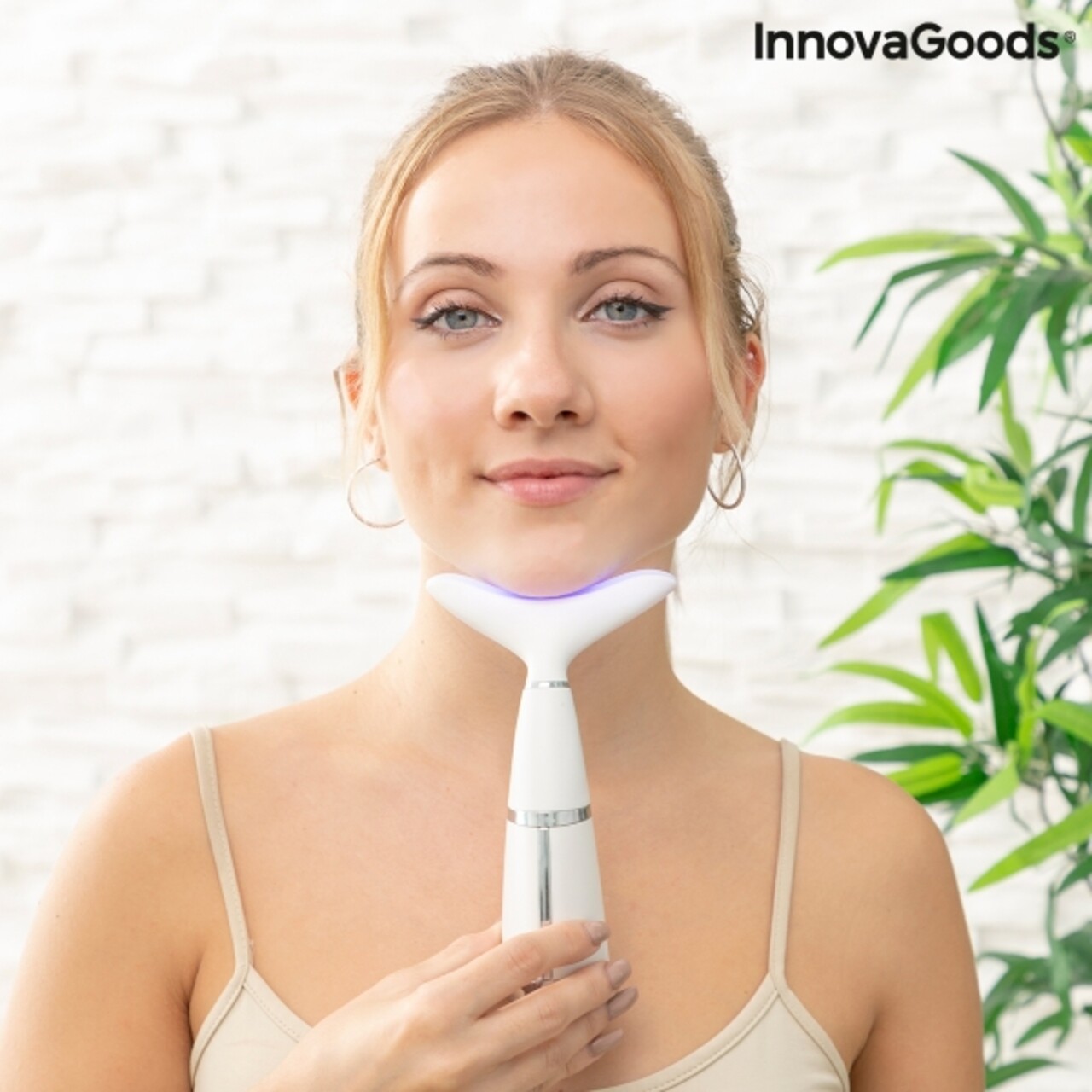 Dispozitiv Jowl cu fototerapie, termoterapie si vibratii, Kinred InnovaGoods - 1 | YEO