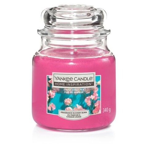 Poza Lumanare parfumata in suport de sticla, Yankee Candle, 60 ore, 340 g, note florale/condimente dulci/mosc