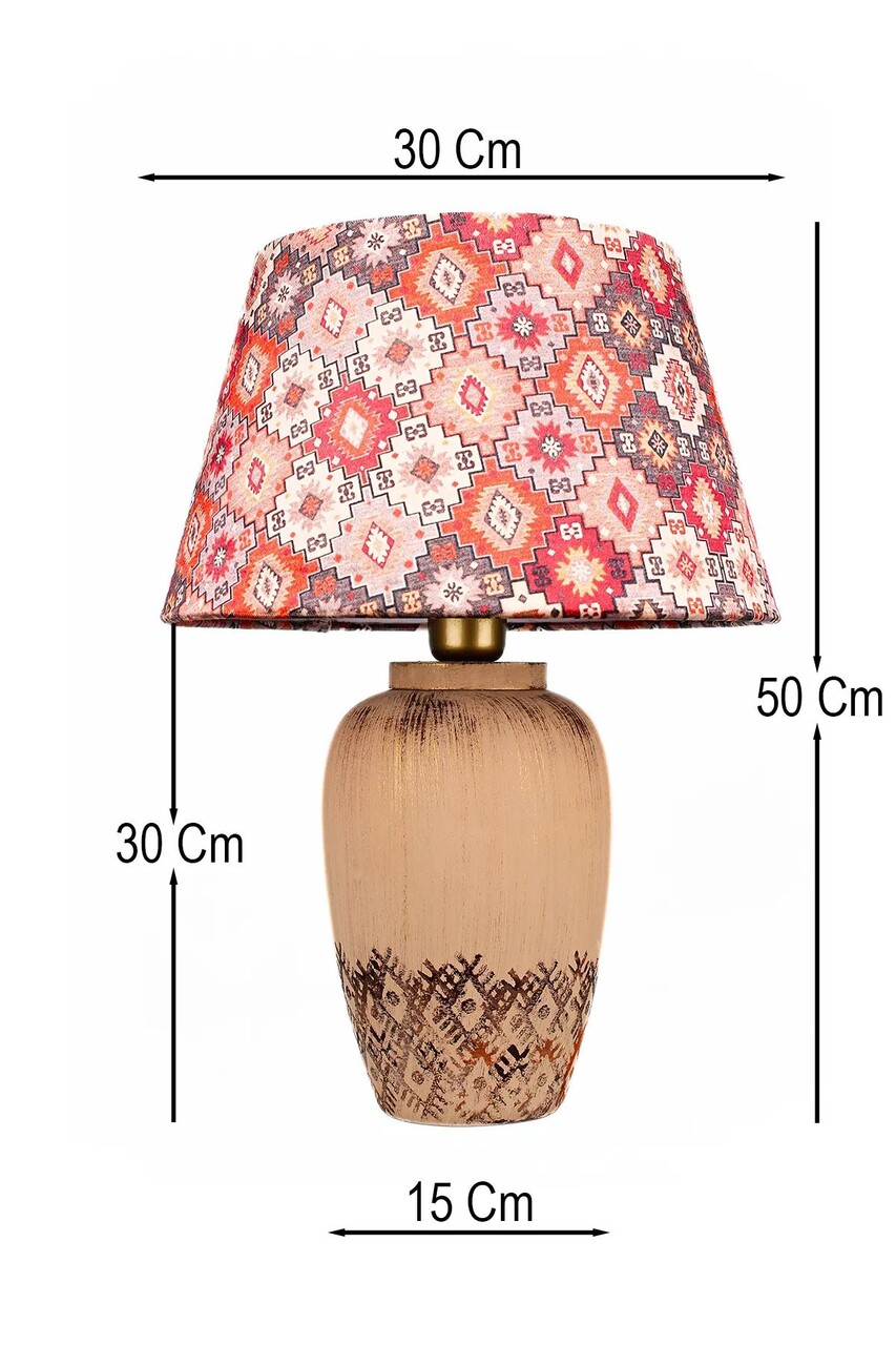 Lampa de masa, Opviq, 687HMY2452, Maro - imagine 2