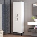 Dulap multifunctional, Hommy Craft, Berlin A, 60 x 200 x 35 cm, pal melaminat, alb