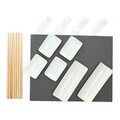 Set sushi 15 piese Stone, Homla, 30x24 cm, ardezie/portelan/bambus, multicolor