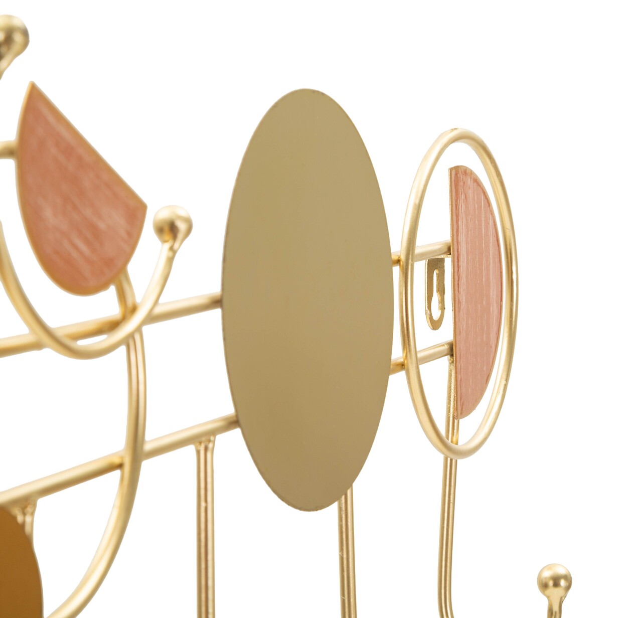 Cuier de perete, Mauro Ferretti, Wednesday, 47x4.8x21.7 cm, metal, multicolor - imagine 4