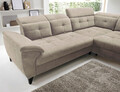 Coltar extensibil dreapta 5 locuri ELTAP, RT-20RAQ, Inferne, 297x210x107 cm, lemn/poliester, bej deschis