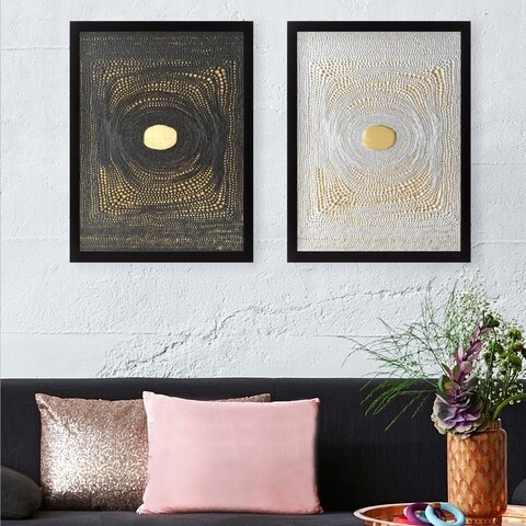 Set 2 tablouri decorative, SET_035, Lulu, 34×44 cm, plastic 34x44